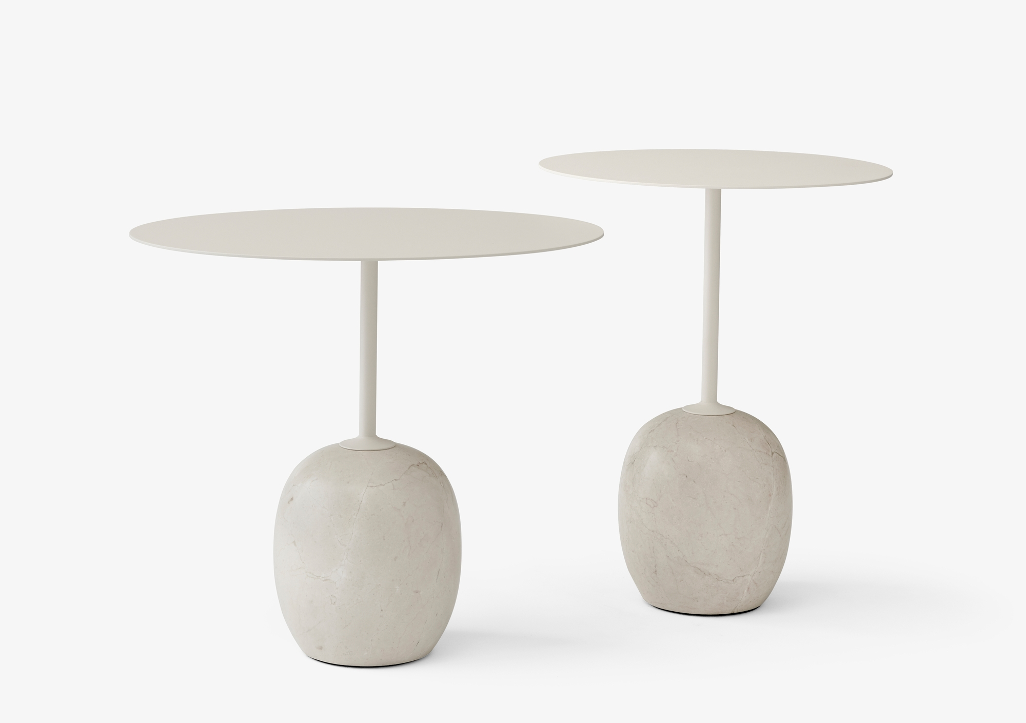 Lato LN8 / LN9 Coffeetable with metal plate AndTradition Lato LN8 / LN9 Coffeetable with metal plate AndTradition